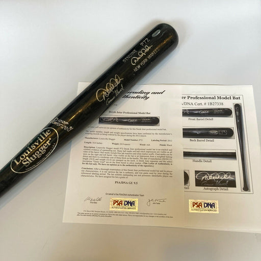 Derek Jeter Signed 2012 Game Used Baseball Bat PSA DNA 9.5 New York Yankees