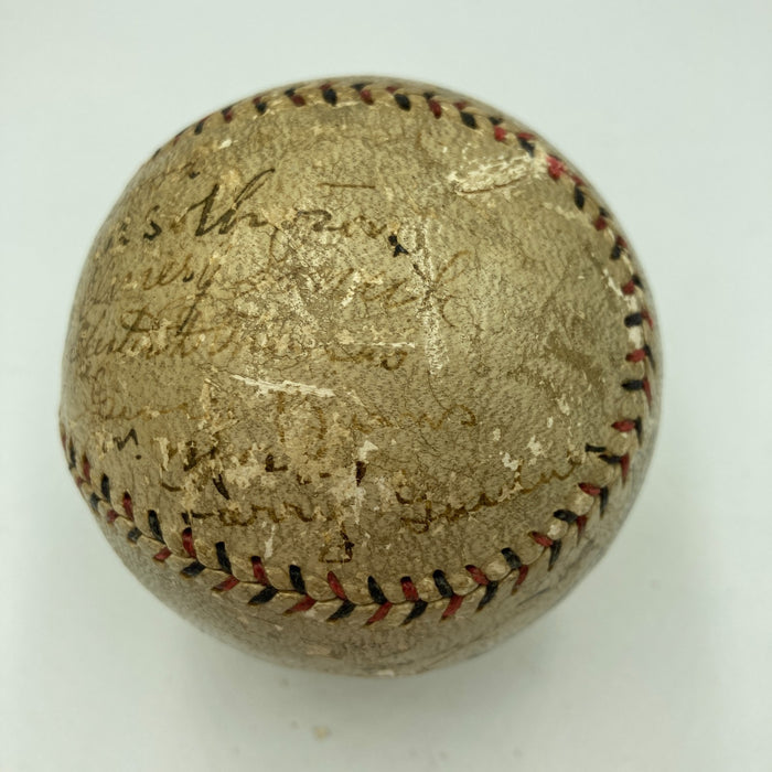 1920 Cleveland Indians World Series Champs Team Signed Baseball PSA DNA COA