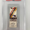 Deion Sanders Signed NFL Debut Ticket September 10, 1989 PSA DNA Auto MINT 9