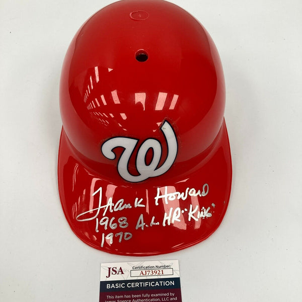 Frank Howard 1968 & 1970 AL Home Run King Signed Washington Senators Helmet JSA