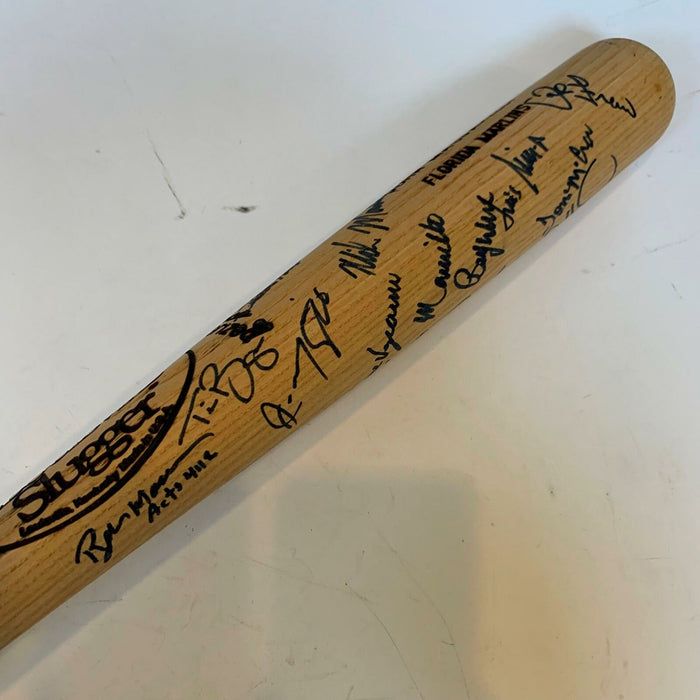 1994 New York Mets Team Signed Autographed Baseball Bat