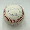 Derek Jeter & Don Mattingly Yankees Captains Multi Signed Baseball JSA COA