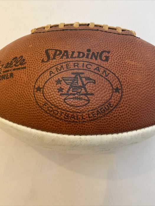 1969 Kansas City Chiefs Super Bowl Champs Team Signed AFL Game Football JSA COA