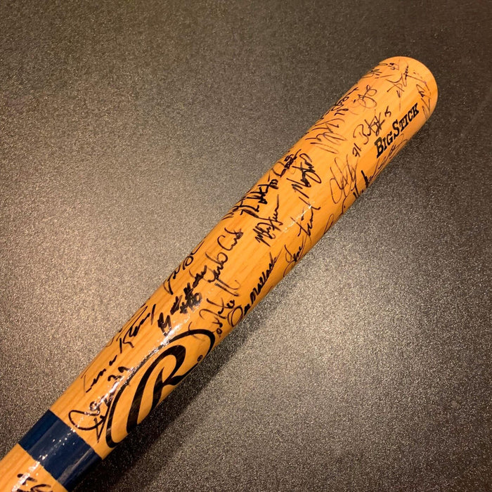 Incredible Detroit Tigers Legends Signed Bat With Over 70 Autographs! JSA COA
