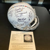 Beautiful 1969 New York Jets Team Signed Super Bowl Helmet With Inscriptions JSA