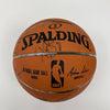 San Antonio Spurs Team Signed Game Used Basketball Tony Parker Ginobili Leonard