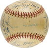 Beautiful Willie Mays Rookie 1951 New York Giants Team Signed Baseball PSA DNA
