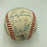 1977 New York Yankees World Series Champs Team Signed Baseball JSA COA