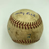 Mickey Lolich Signed Career Win No. 104 Final Out Game Used Baseball Beckett COA