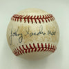 Johnny Vander Meer Signed Official National League Baseball With JSA COA