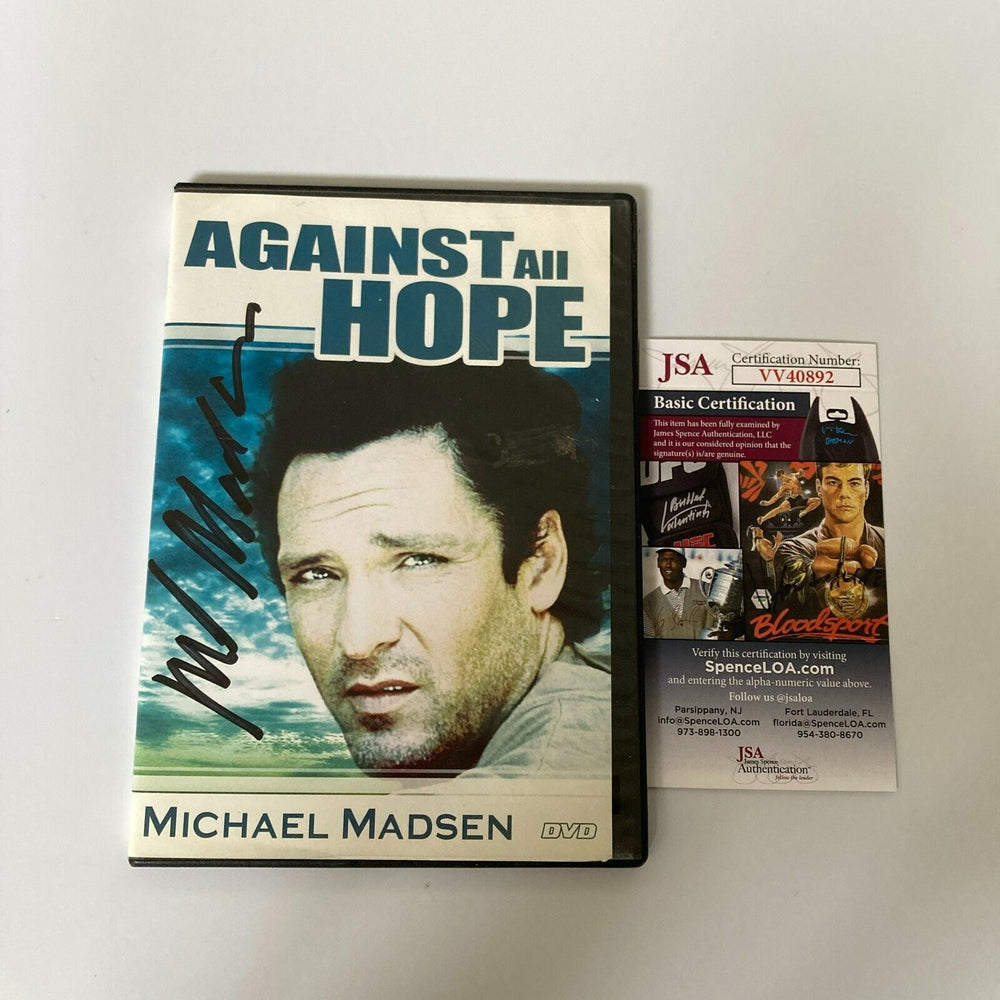 Michael Madsen Signed Against All Home DVD Movie JSA COA