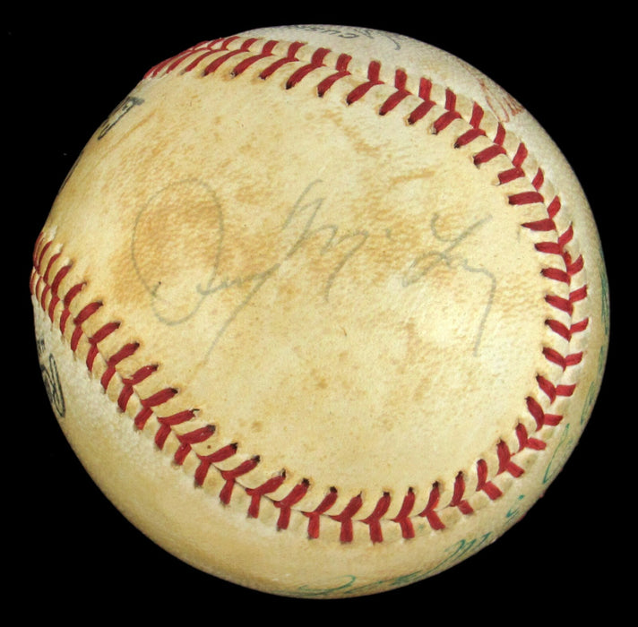 Joe Mccarthy Sweet Spot Signed Baseball With Ted Williams JSA COA