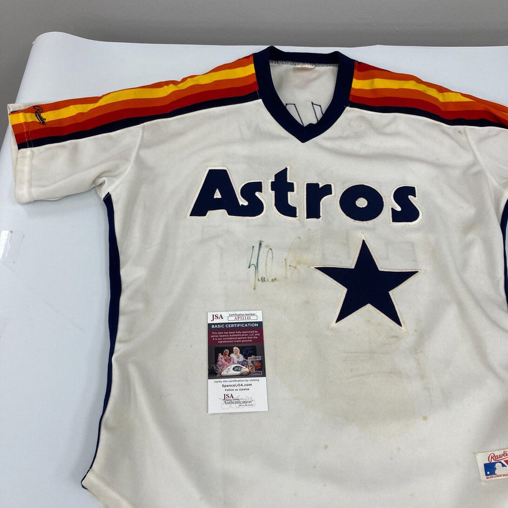 Nolan Ryan Signed Vintage Rawlings Houston Astros Jersey With JSA COA