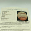 Willie Mays Signed Vintage 1950's National League Giles Baseball With JSA COA