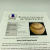 Mickey Lolich Signed Career Win No. 181 Final Out Game Used Baseball Beckett COA