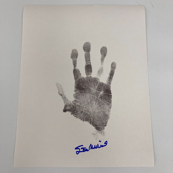 Stan Musial Signed Original Actual Handprint 11x14 With PSA DNA COA