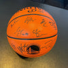 2016-17 Golden State Warriors NBA Champs Team Signed Game Basketball Beckett COA