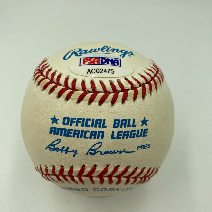 Beautiful Ted Williams Signed Official American League Baseball PSA DNA