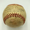 Satchel Paige Single Signed Vintage 1954 Minor League Baseball JSA COA