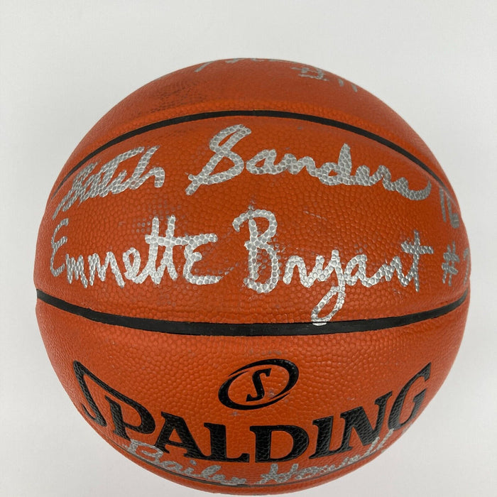 1968-1969 Boston Celtics NBA Champs Team Signed Basketball Bill Russell JSA COA