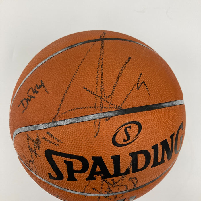 San Antonio Spurs Team Signed Game Used Basketball Tony Parker Ginobili Leonard