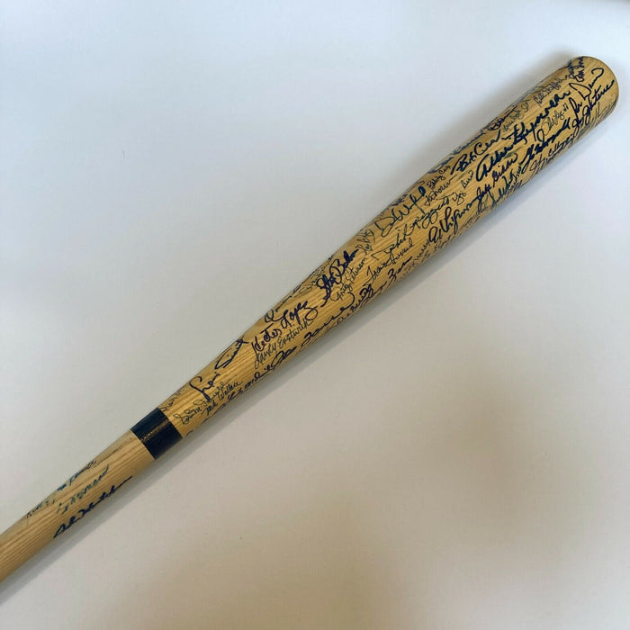 Incredible New York Yankees Legends Signed Baseball Bat With 50+ Signatures JSA