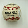 Nice Willie Mays Signed Vintage National League Feeney Baseball With JSA COA