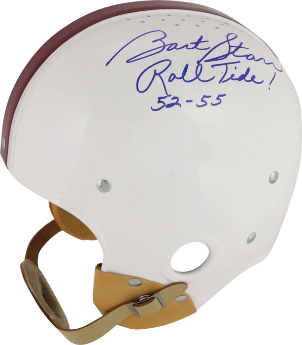 Bart Starr Alabama "Roll Tide! 52-55" Signed Full Size Authentic Helmet PSA DNA