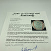 Pitchers Who Threw 2 No Hitters Signed Baseball Spahn Vandermeer PSA DNA MINT 9