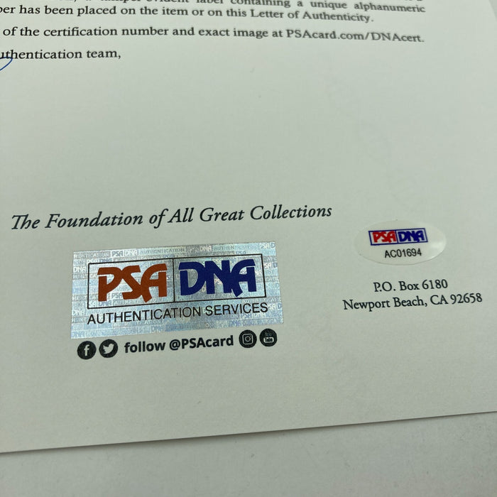 1994 All Star Game National League Team Signed Baseball Barry Bonds PSA DNA COA