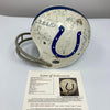 Johnny Unitas Baltimore Colts HOF Legends Multi Signed Vintage 1960's Helmet JSA