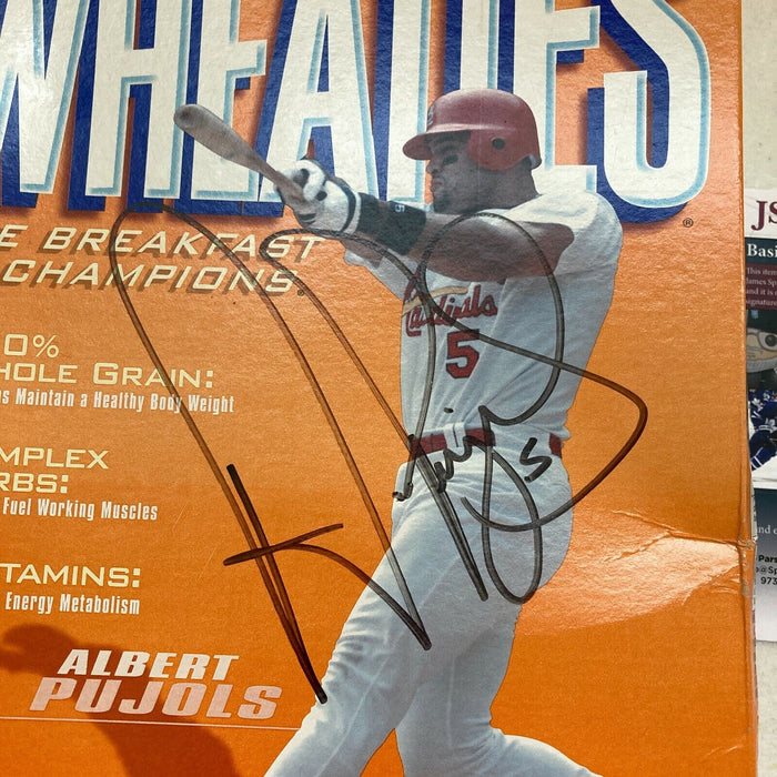 Albert Pujols Signed Autographed Wheaties Cereal Box With JSA COA
