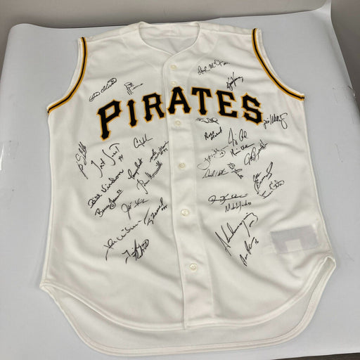 2001 Pittsburgh Pirates Team Signed Autographed Authentic Game Issued Jersey