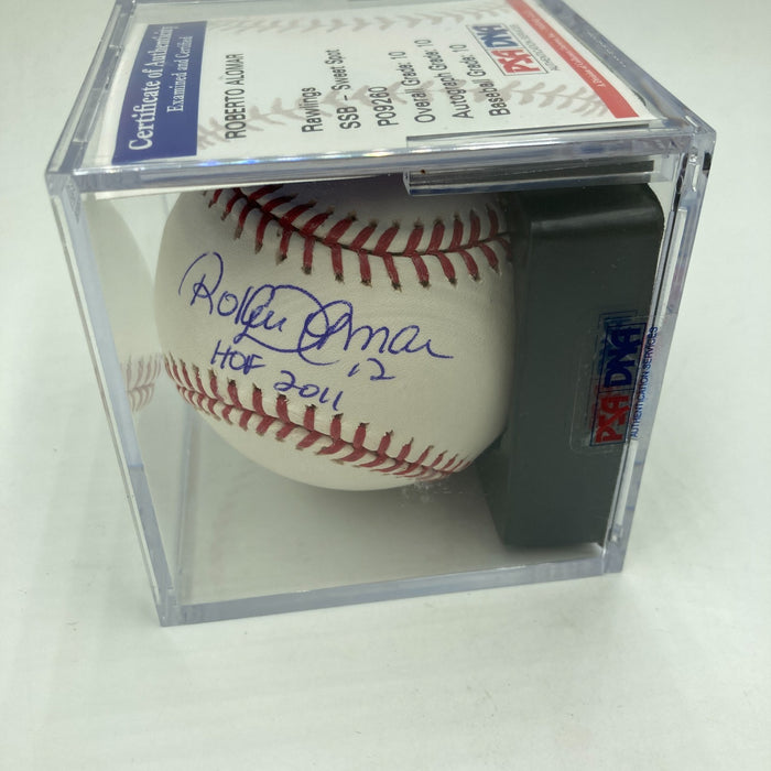 Roberto Alomar HOF 2011 Signed Major League Baseball PSA DNA Graded 10 GEM MINT