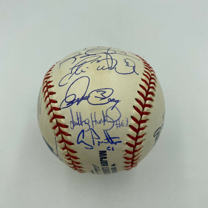 Albert Pujols Rookie Season 2001 St. Louis Cardinals Team Signed Baseball JSA