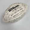 1983 AFC Pro Bowl Team Signed Official Wilson Football 50 Sigs JSA COA