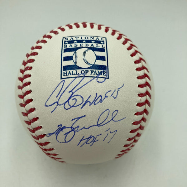 Jeff Bagwell HOF 2017 & Craig Biggio HOF 2015 Signed Baseball Tristar COA