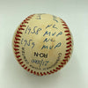 Ernie Banks Signed Heavily Inscribed Career STAT Baseball Reggie Jackson COA