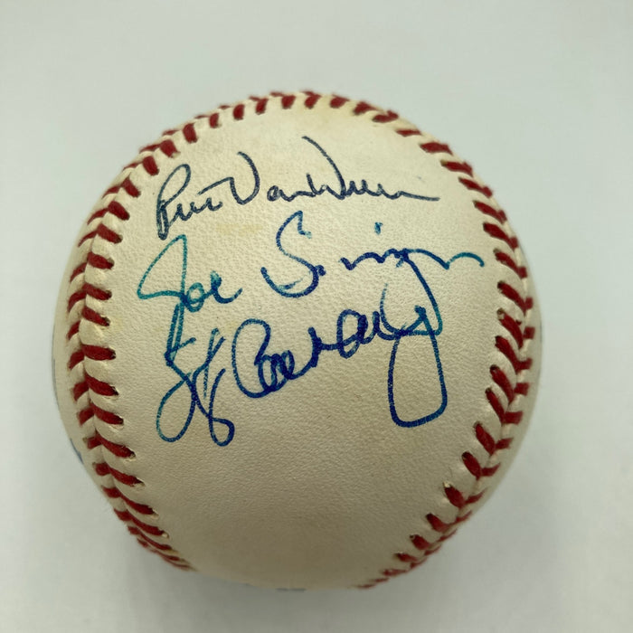 1995 Atlanta Braves World Series Champs Team Signed National League Baseball JSA