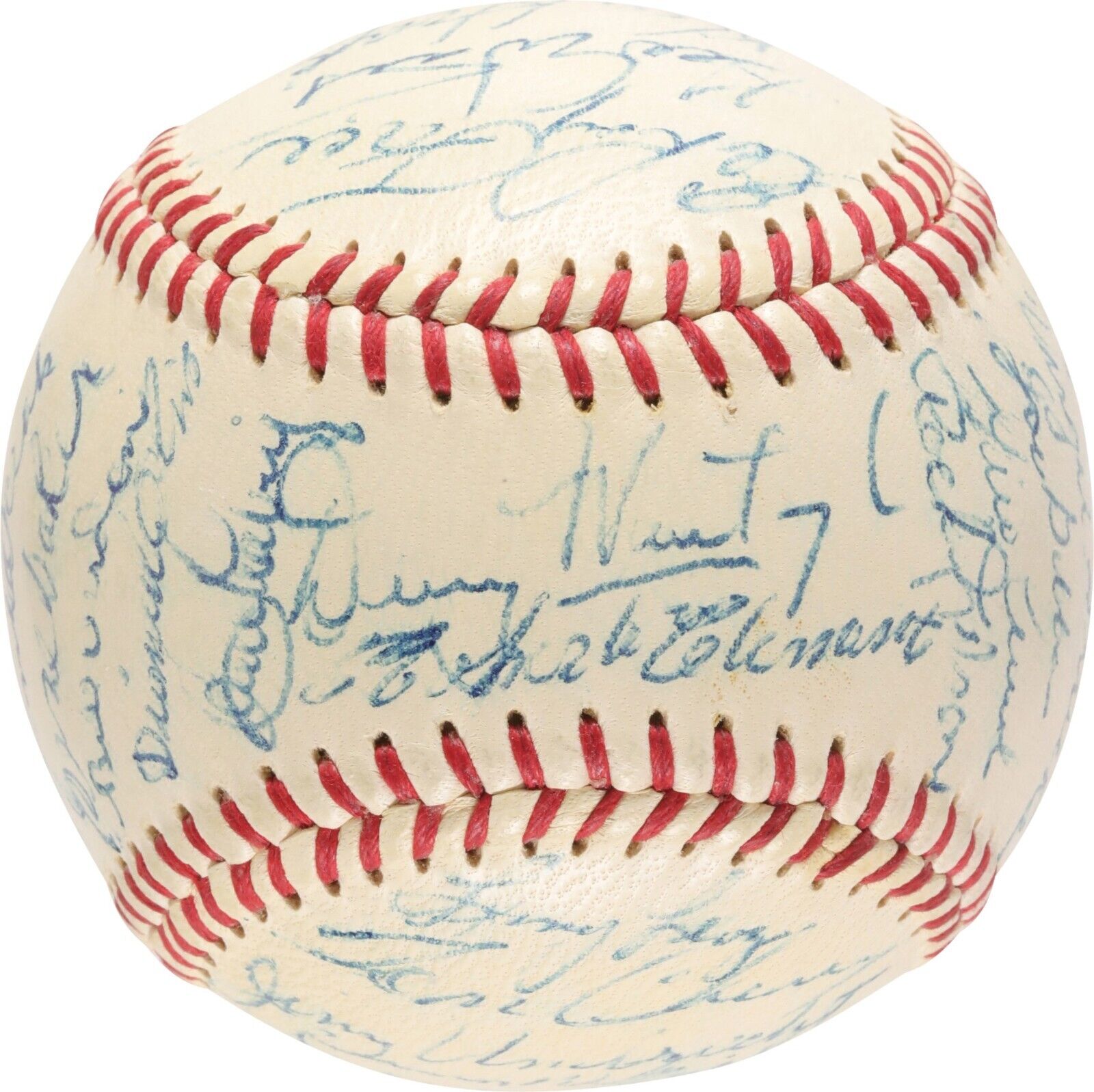 The Finest 1960 Pittsburgh Pirates World Series Champs Team Signed Baseball PSA