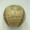 Historic 1922 Hall Of Fame Multi Signed Baseball Herb Pennock JSA COA