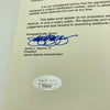 Vintage Hank Aaron Single Signed 1970's Braves Baseball JSA COA