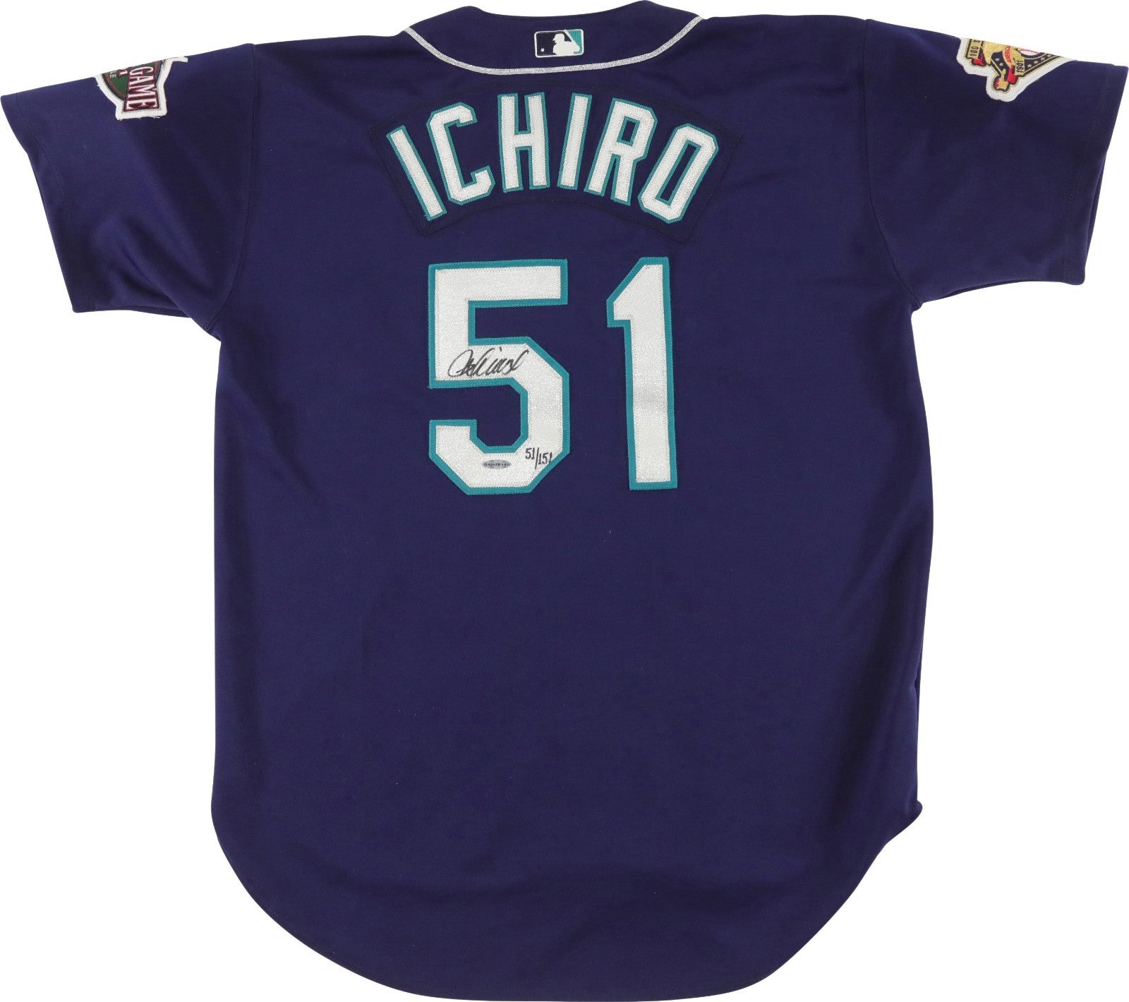 Ichiro Suzuki Rookie Signed 2001 Seattle Mariners Authentic Jersey UDA & PSA DNA