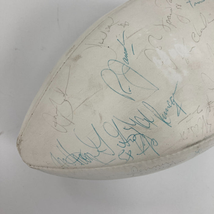 1982 Philadelphia Eagles Team Signed Wilson NFL Football Beckett COA
