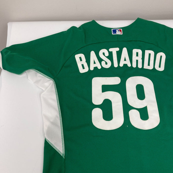 Antonio Bastardo Philadelphia Phillies Game Issued Majestic Jersey MLB Authentic
