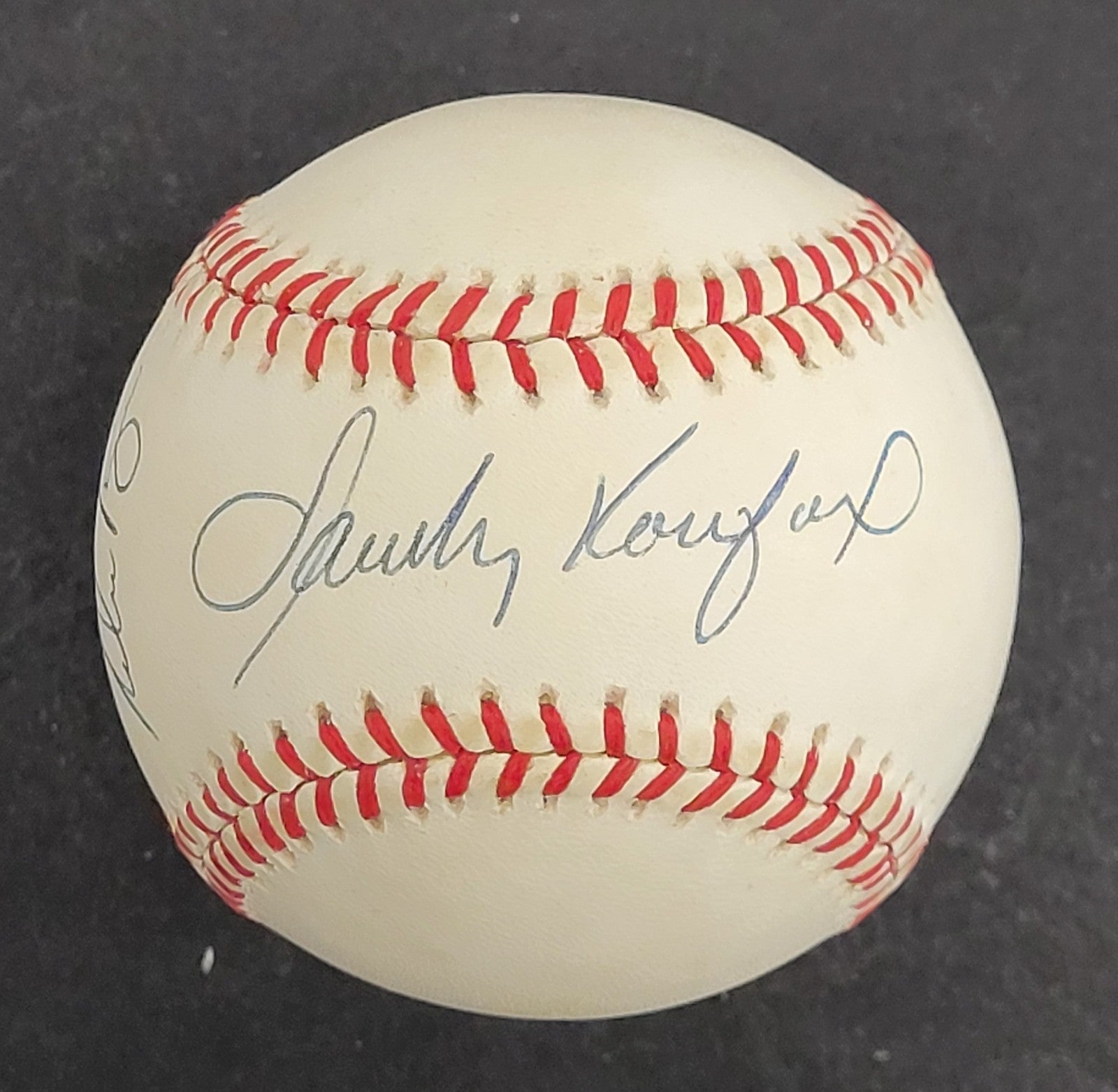 Sandy Koufax & Nolan Ryan Signed National League Baseball JSA COA