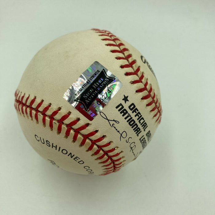 Cassandra Peterson Elvira Signed Baseball Mistress of the Dark JSA COA