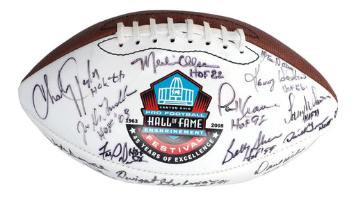 2008 Hall Of Fame Induction Multi Signed NFL Football 34 Sigs Beckett COA