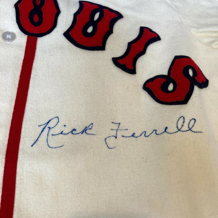 Rick Ferrell Signed St. Louis Browns Jersey Hall Of Famer Beckett COA RARE