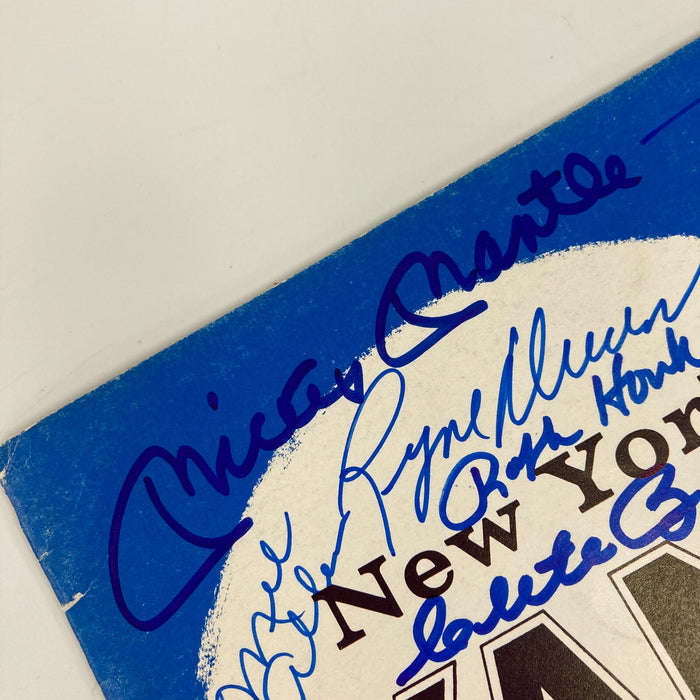 1961 World Champion New York Yankees Team Signed Yearbook w/ Mickey Mantle JSA